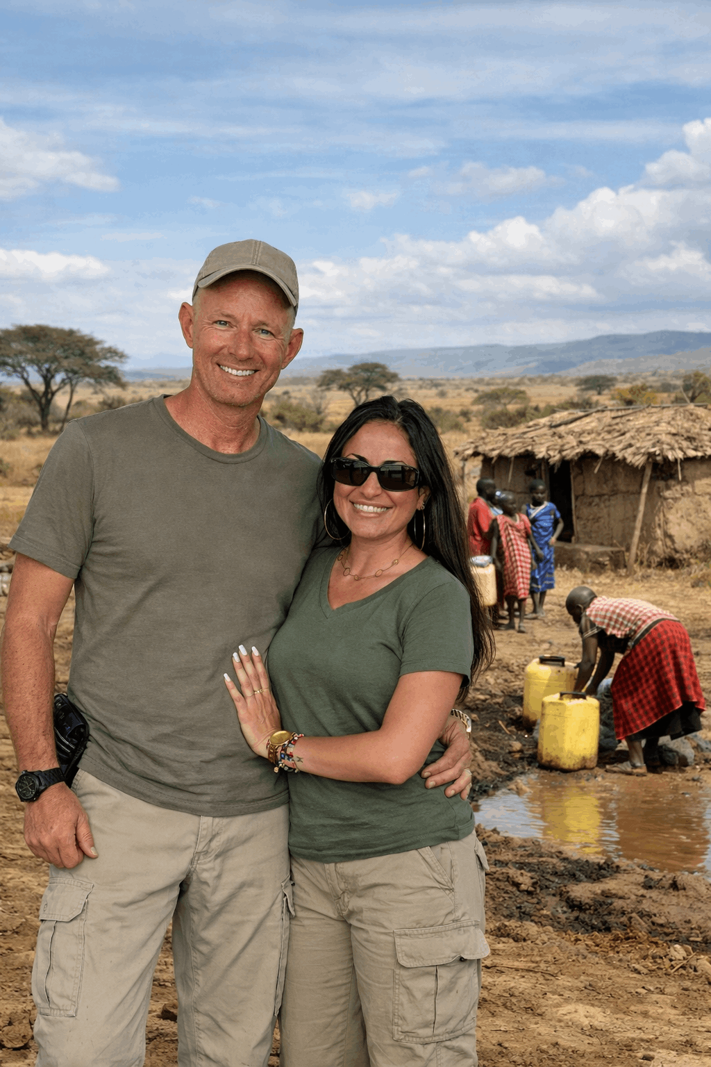Jack Nooren and Alexandra Sacani in Kenya